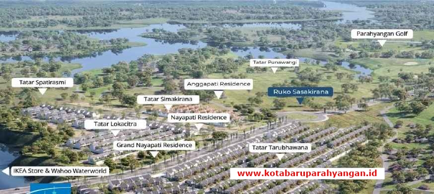 Lokasi Ruko Sasakirana di Kota Baru Parahyangan