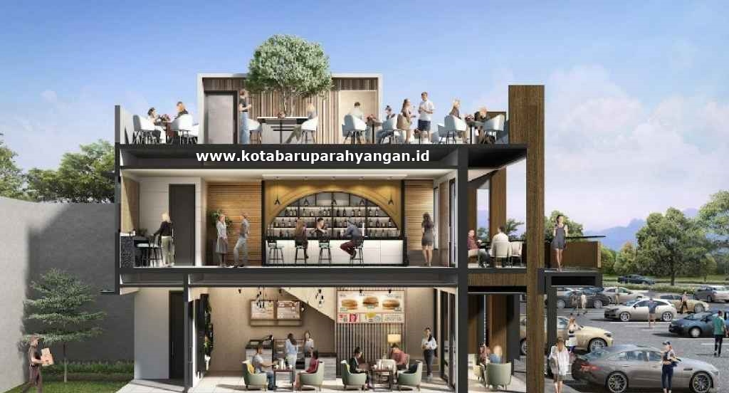 Tampak Samping Ruko Sasakirana Kota Baru Parahyangan